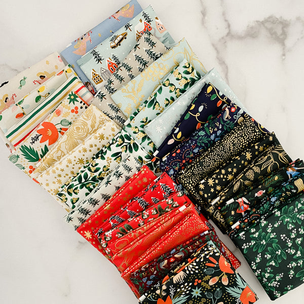 Rifle Paper Co- Holiday Classics Bundle - 29 Fat Quarters – Pearls and  Clovers Quilt Shop