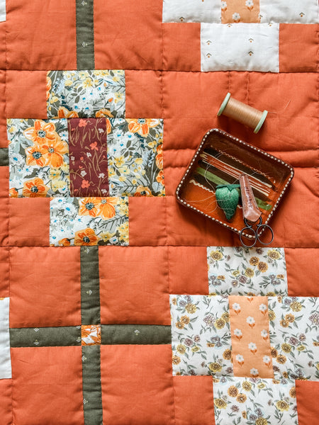 Prairie Sundrop Quilt Kit featuring Heirloom by Sharon Holland for Art ...