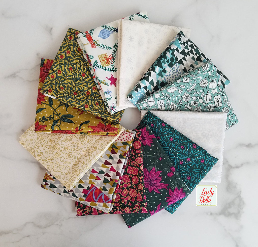 Season's Greetings by Liberty of London for Riley Blake Fat Quarter Bundle