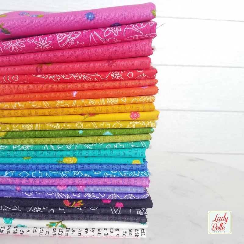 The Whisper Palette by Lizzy House for Andover Fat Quarter Bundle